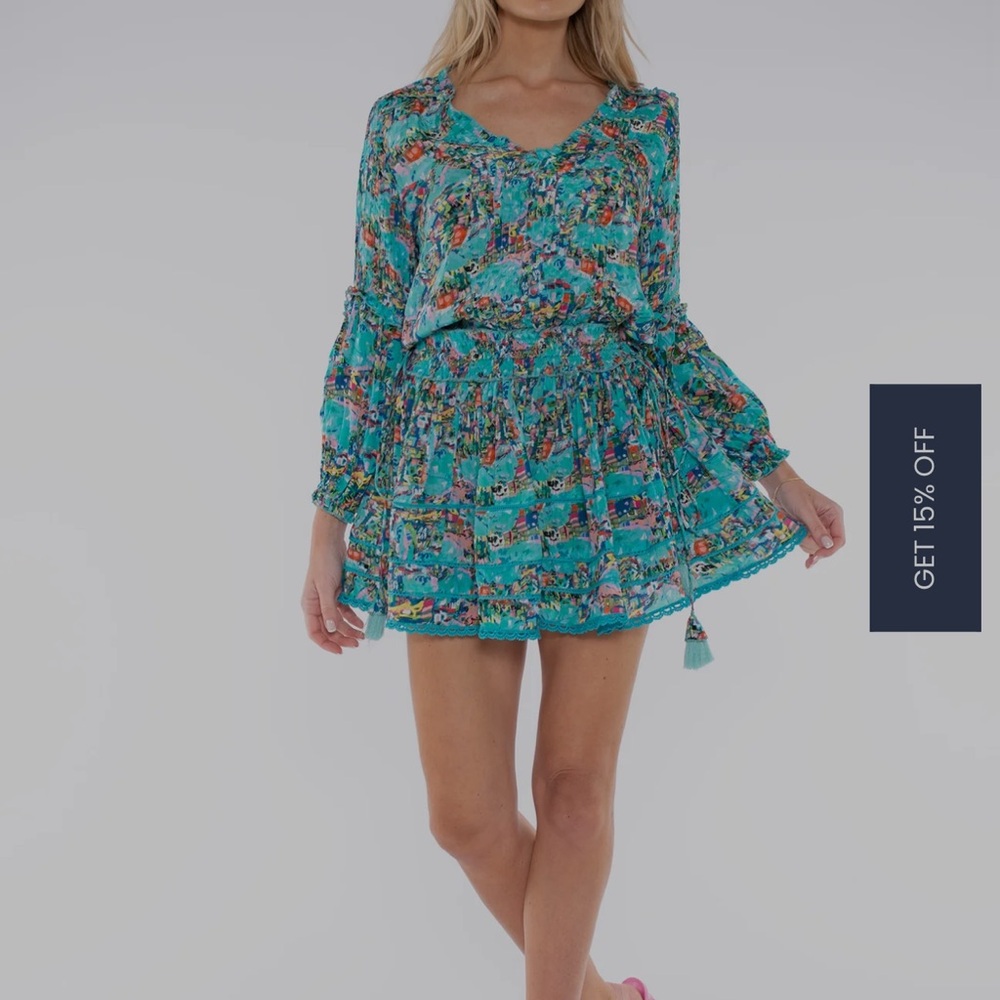 🌸MAKE OFFER! TAJ by Sabrina Crippa Vibrant Floral Vacation Dress